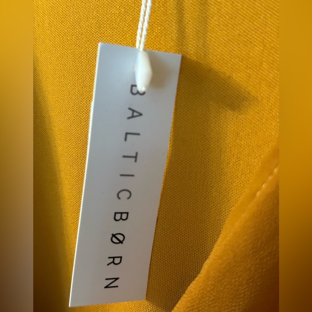 Baltic Born Mustard/Gold Wrap Maxi Dress - Picture 11 of 13